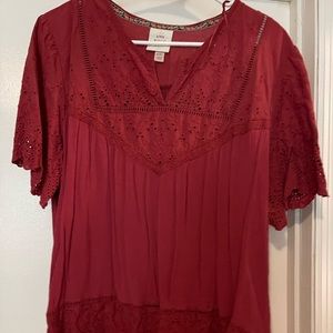 Knox Rose Target brand lace tee